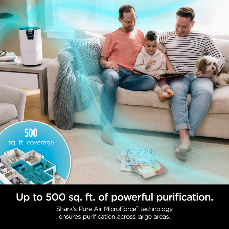 Hepa air purifier 500 deals square feet